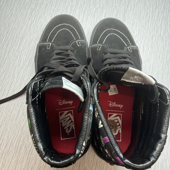 Vans Sk8 Hi Disney Villains High Top Sneakers Black Mens 8 Womens 9.5 - Picture 9 of 10